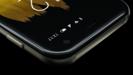 Am Gehäuserand des Palm findet sich nur ein An/Aus-Knopf, über den man per Doppelklick Google Assistant starten kann