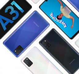 Das Samsung Galaxy A31 ist in mehreren Farben erhältlich