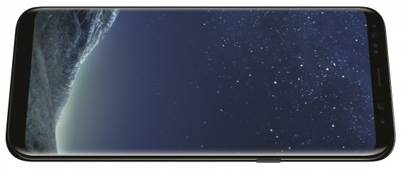 Bedienelemente wie der An/Aus-Knopf sind beim Samsung Galaxy S8+ ziemlich weit oben angebracht