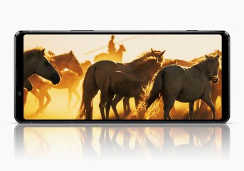 Das 4K-Display des Sony Xperia 1 II eignet sich hervorragend für die Wiedergabe von Videos