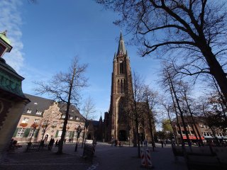 Am Bildrand dieser Ultraweitwinkel-Aufnahme des Sony Xperia 5 IV sieht man Verzerrungen