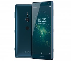 Leider ist der Fingerabdruck-Scanner auf der Rückseite des Sony Xperia XZ2 nicht optimal positioniert