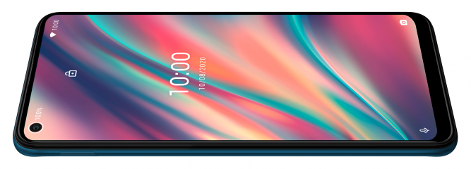 Das Display des Wiko View 5 misst in der Diagonalen 6,55 Zoll und löst mit 1.600 x 720 Bildpunkten auf