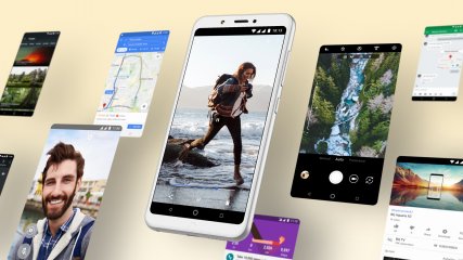 Das Highlight des bq Aquaris C ist sein reines Android-Betriebssystem