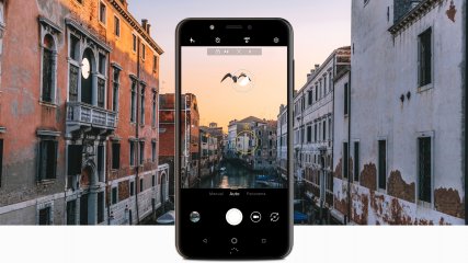Die Hauptkamera des bq Aquaris C löst mit 13 MP auf