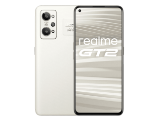 Das Display des realme GT2 bietet eine hohe Pixeldichte von 409ppi, während das Smartphone dank papierartiger Rückseite schwer ins Rutschen kommt